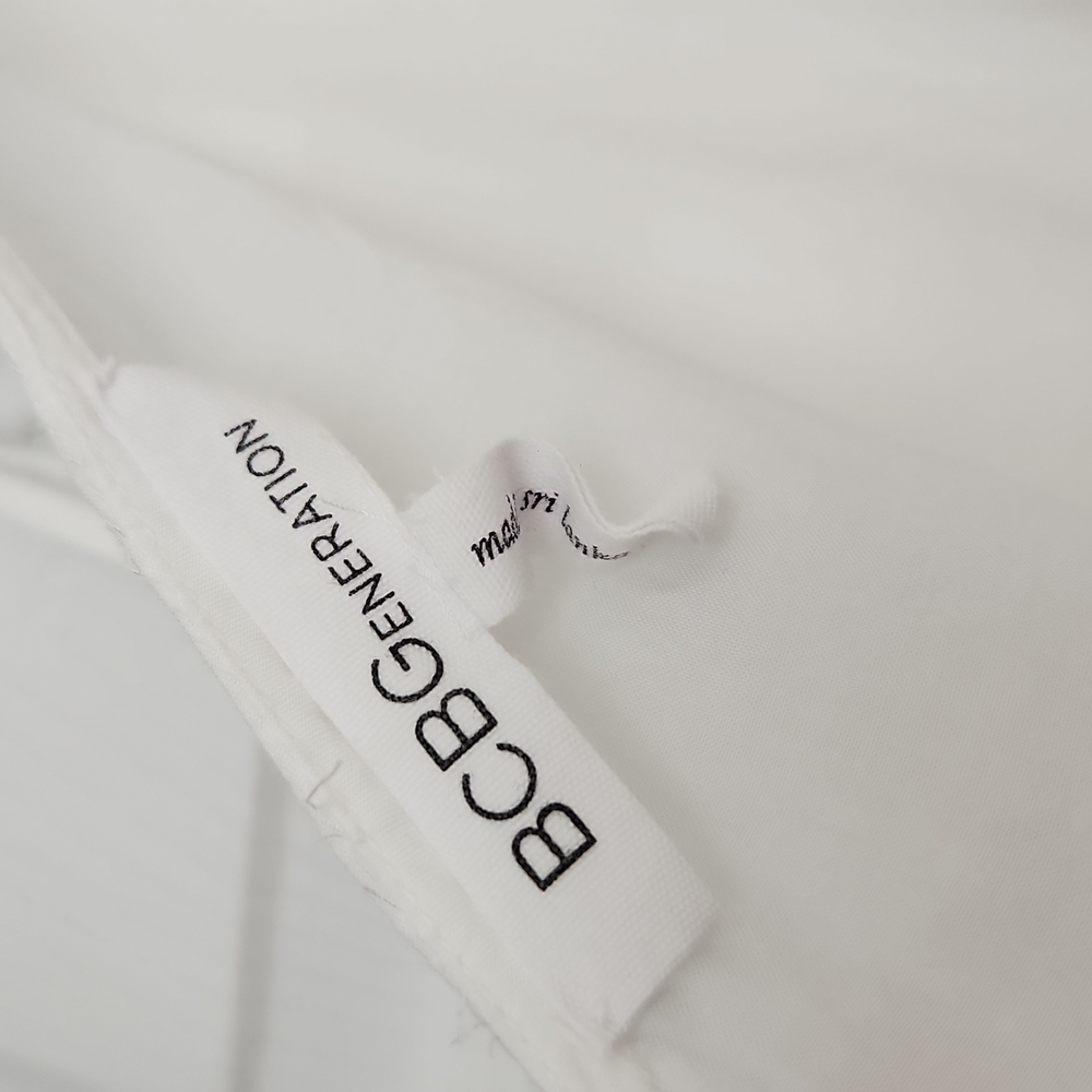 BCBGeneration white Draped Back Button Down Shirt - image 5